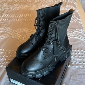 Black Combat Boots